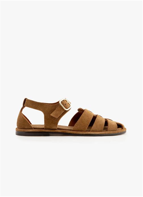 Maison Toufet Sandales Sandale Jenny - Camel femme marron