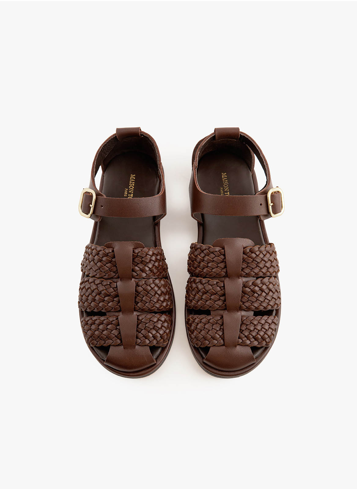 Sandales Sandale Jenny - Marron femme marron Maison Toufet Sandales Sandale Jenny - Marron femme marron Marron