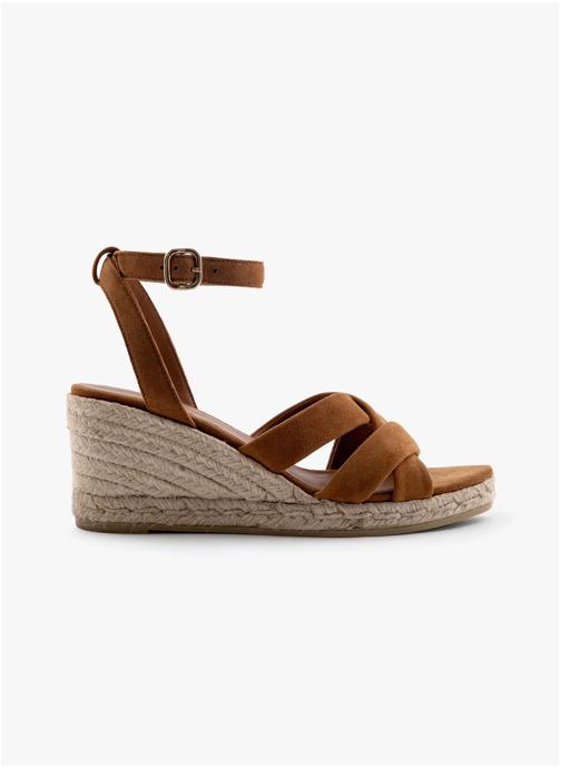 Maison Toufet Sandales Sandale Iris - Cognac femme marron