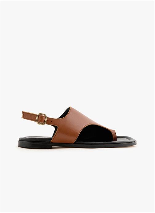 Maison Toufet Sandales Sandale Alicia - Cognac femme marron