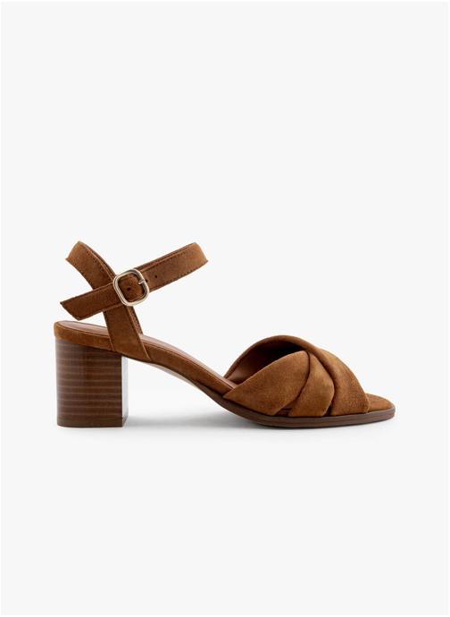 Maison Toufet Sandales Sandale Antonella - Cognac femme marron