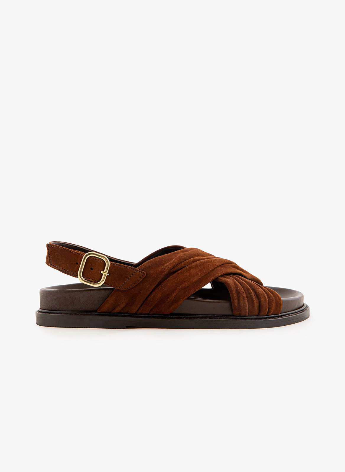 Sandales Sandale Diane - Cognac femme marron Maison Toufet Sandales Sandale Diane - Cognac femme marron Cognac