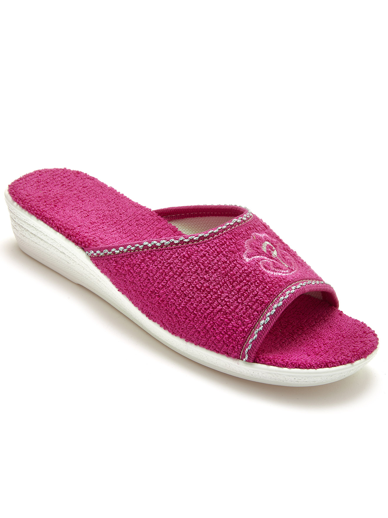 Chaussons MULES femme rose Pediconfort Chaussons MULES femme rose Rose