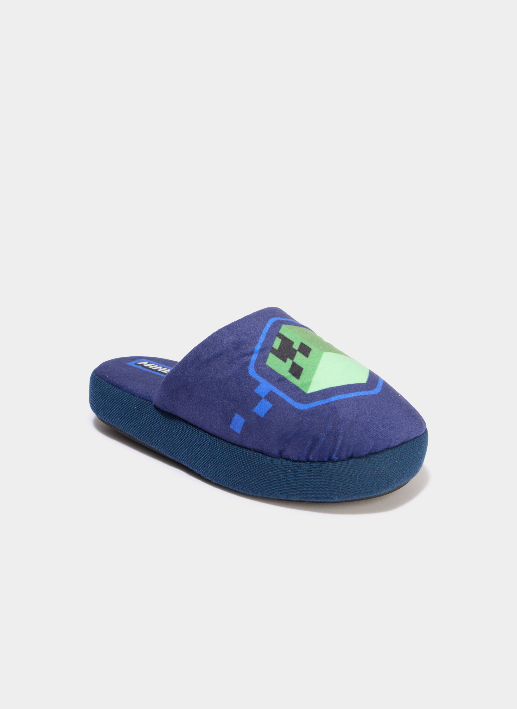 Chaussons MULMINECRAFT_P_JG_OUV_252 garçon bleu Minecraft Chaussons MULMINECRAFT_P_JG_OUV_252 garçon bleu Bleu