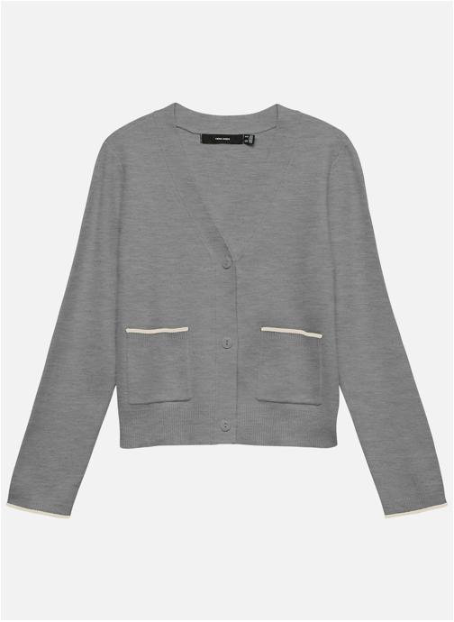 Vero Moda Gilets Gilet ajusté - 10337638 femme gris