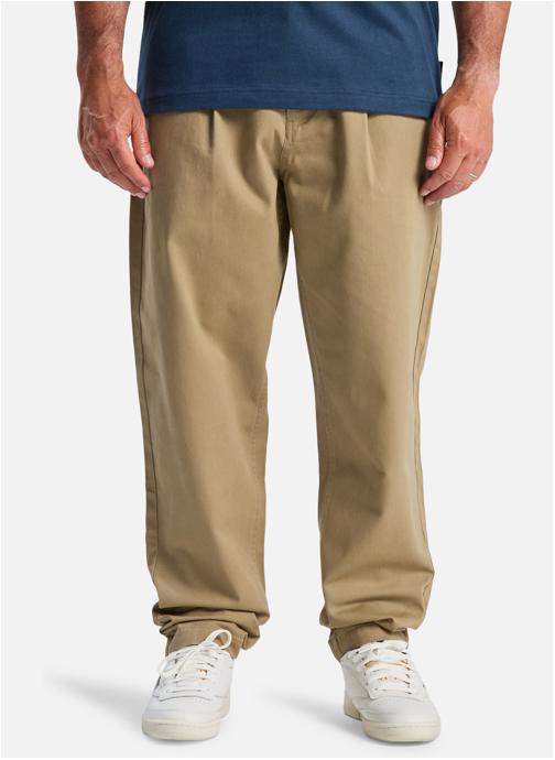 Quiksilver Pantalons droits Diamond Pleated homme beige
