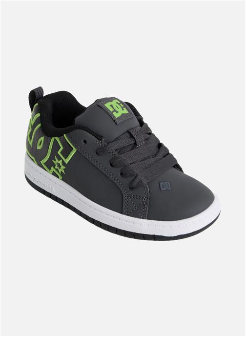DC Shoes Baskets basses Court Graffik garçon gris