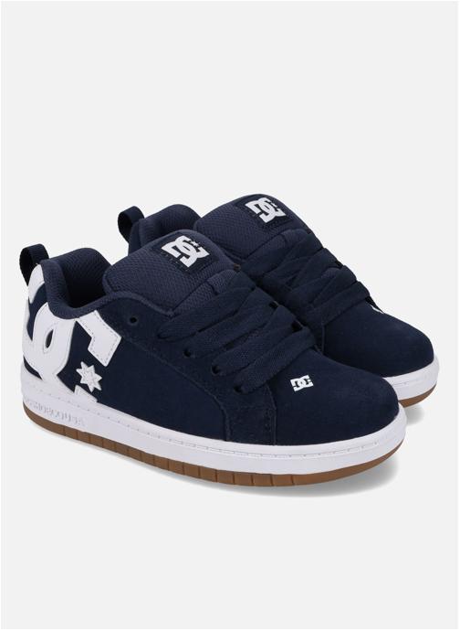 DC Shoes Baskets basses Court Graffik garçon bleu