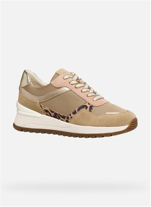 Geox Baskets basses D DESYA femme marron