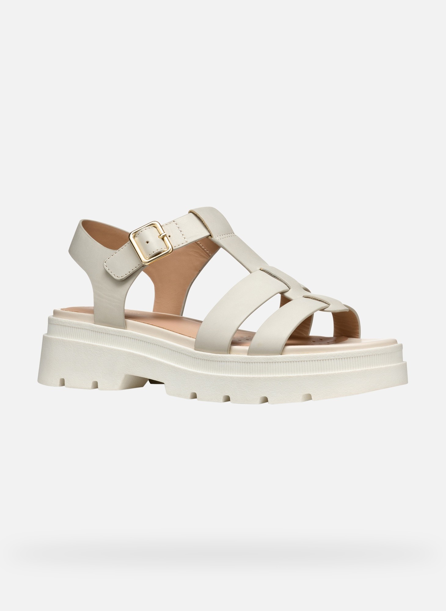 Sandales ADACTER S B WOMAN femme beige Geox Sandales ADACTER S B WOMAN femme beige Beige