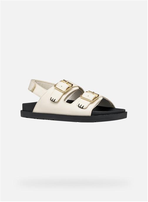 Geox Sandales J SANDAL FOAMMENTERA GIRL fille beige