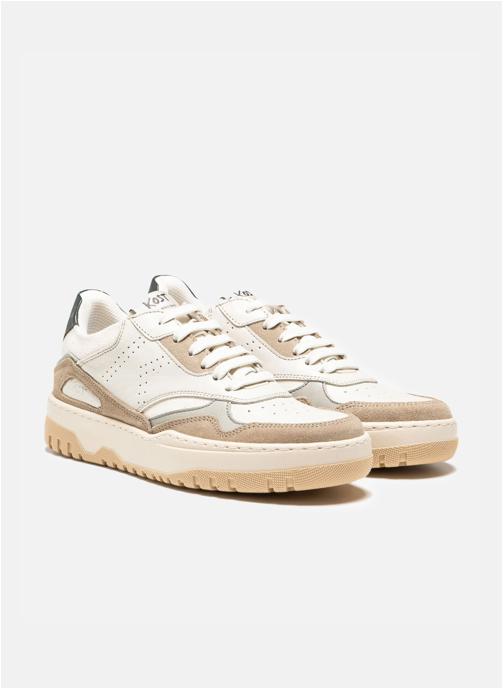 Kost Baskets basses BASKET JAYDEN F ECRU+TAUPE femme beige