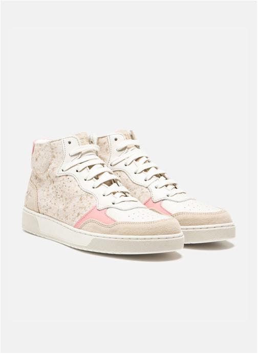 Kost Baskets basses BASKET JUMPER 3 ECRU+ROSE femme beige