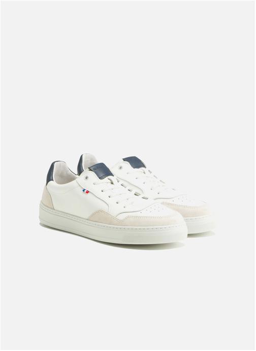 Le Formier Baskets basses BASKET BROCARD B BLANC+NAVY homme blanc