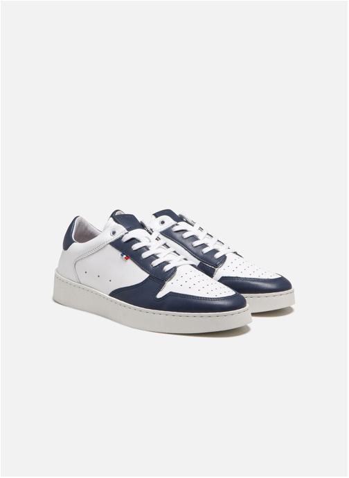 Le Formier Baskets basses BASKET LUCAS 3 BLANC+MARINE homme blanc