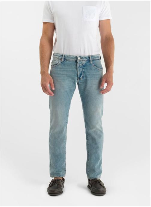 Le temps des cerises Jeans droit Jeans slim stretch 700/11 Blue homme bleu
