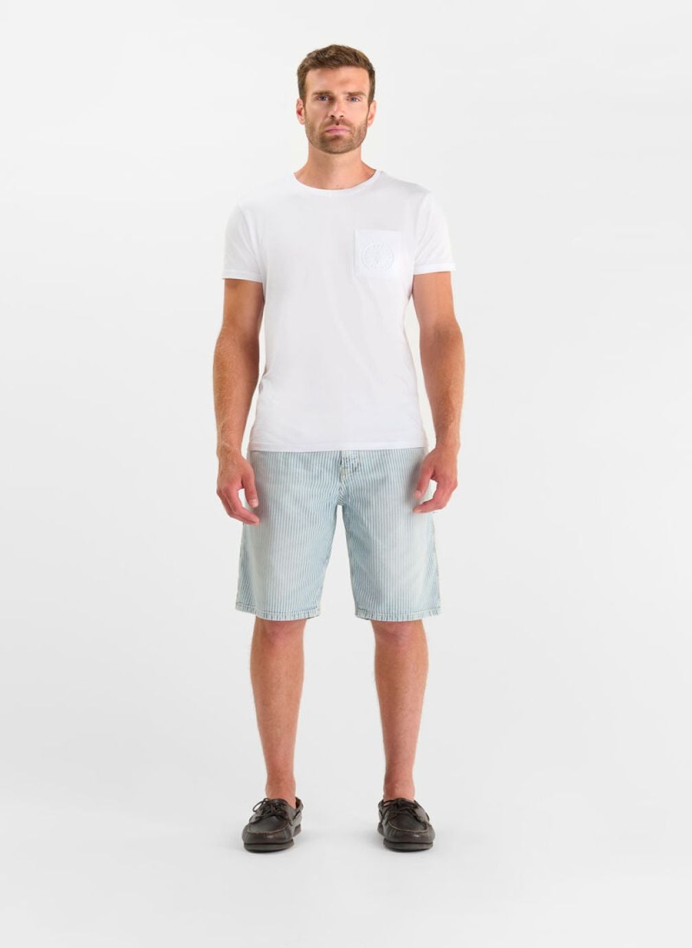 Bermudas Bermuda short en jeans KUREL2 White homme bleu Le temps des cerises Bermudas Bermuda short en jeans KUREL2 White homme bleu Bleu