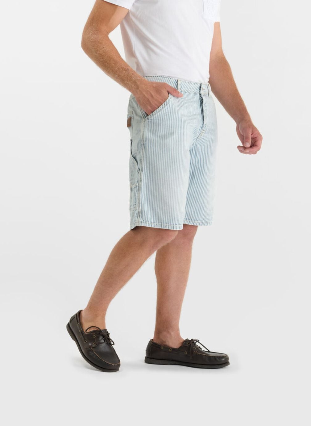 Bermudas Bermuda short en jeans KUREL2 White homme bleu Le temps des cerises Bermudas Bermuda short en jeans KUREL2 White homme bleu Bleu