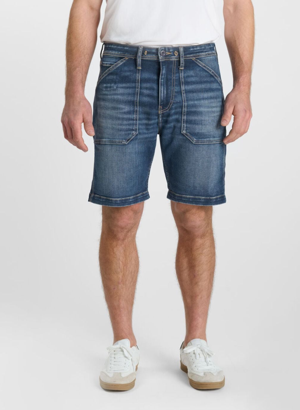 Bermudas Bermuda short en jeans ALVAR Blue homme bleu Le temps des cerises Bermudas Bermuda short en jeans ALVAR Blue homme bleu Bleu