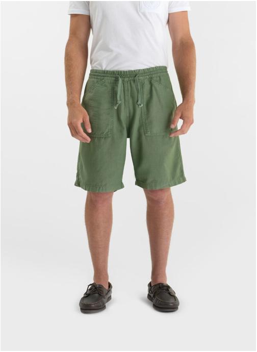 Le temps des cerises Bermudas Bermuda short CERDA Khaki homme vert