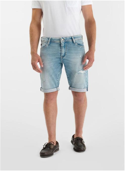 Le temps des cerises Bermudas Bermuda short en jeans JOGG OC Blue homme bleu