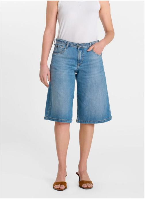 Le temps des cerises Bermudas Bermuda short en jeans LAZARET Blue femme bleu