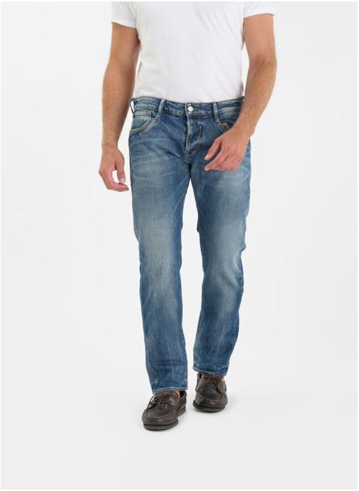 Le temps des cerises Jeans droit Jeans slim stretch 700/11 Blue homme bleu