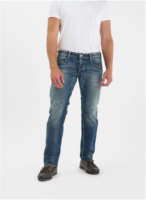 Le temps des cerises Jeans droit Jeans slim stretch 700/11 Blue homme bleu