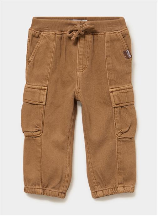 CREEKS Pantalons Pantalon - CREB1_PEPITO_TWILL garçon marron