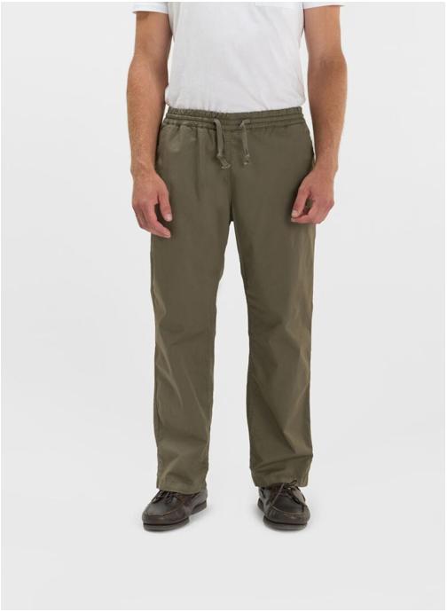Le temps des cerises Pantalons droits Pantalon loose Khaki homme vert