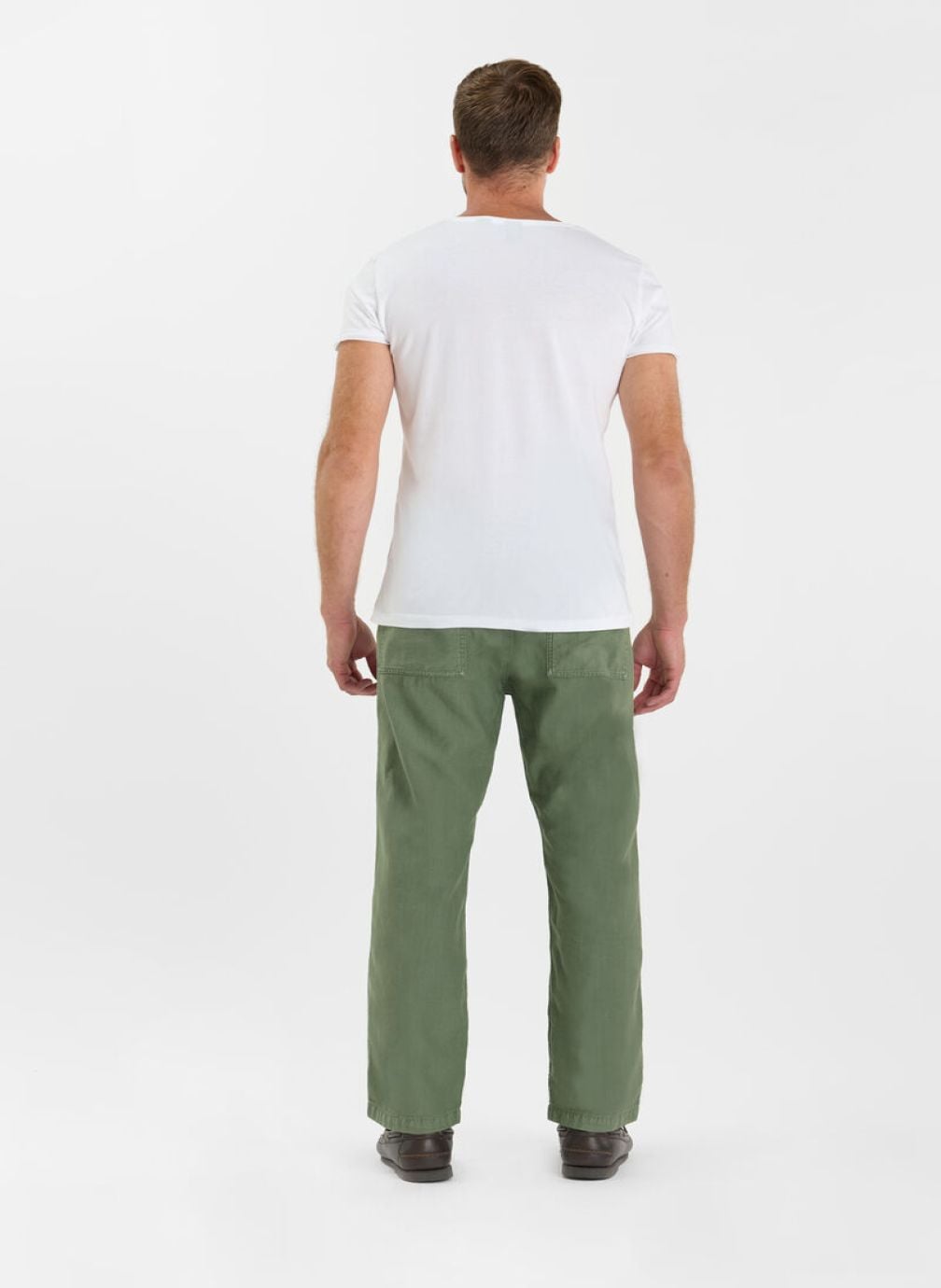 Pantalons droits Pantalon loose Khaki homme vert Le temps des cerises Pantalons droits Pantalon loose Khaki homme vert Kaki