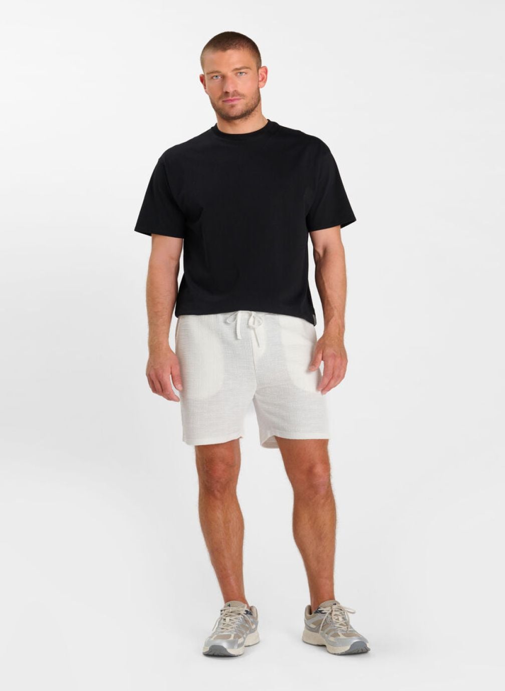 Shorts Short SARON White homme blanc Le temps des cerises Shorts Short SARON White homme blanc Blanc