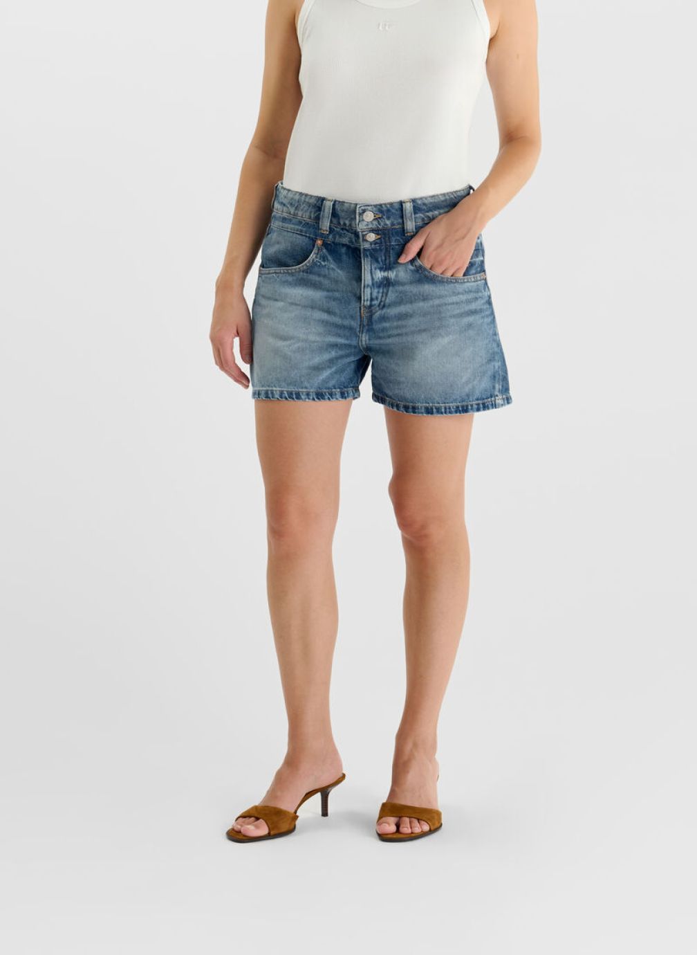 Shorts Short en jeans FANNI Blue femme bleu Le temps des cerises Shorts Short en jeans FANNI Blue femme bleu Bleu