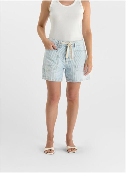 Le temps des cerises Shorts Short en jeans MADO Blue femme bleu