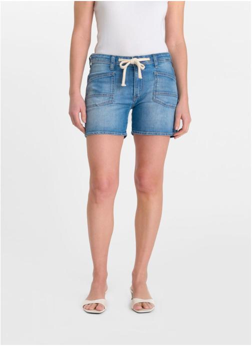 Le temps des cerises Shorts Short en jeans OTAMA Blue femme bleu