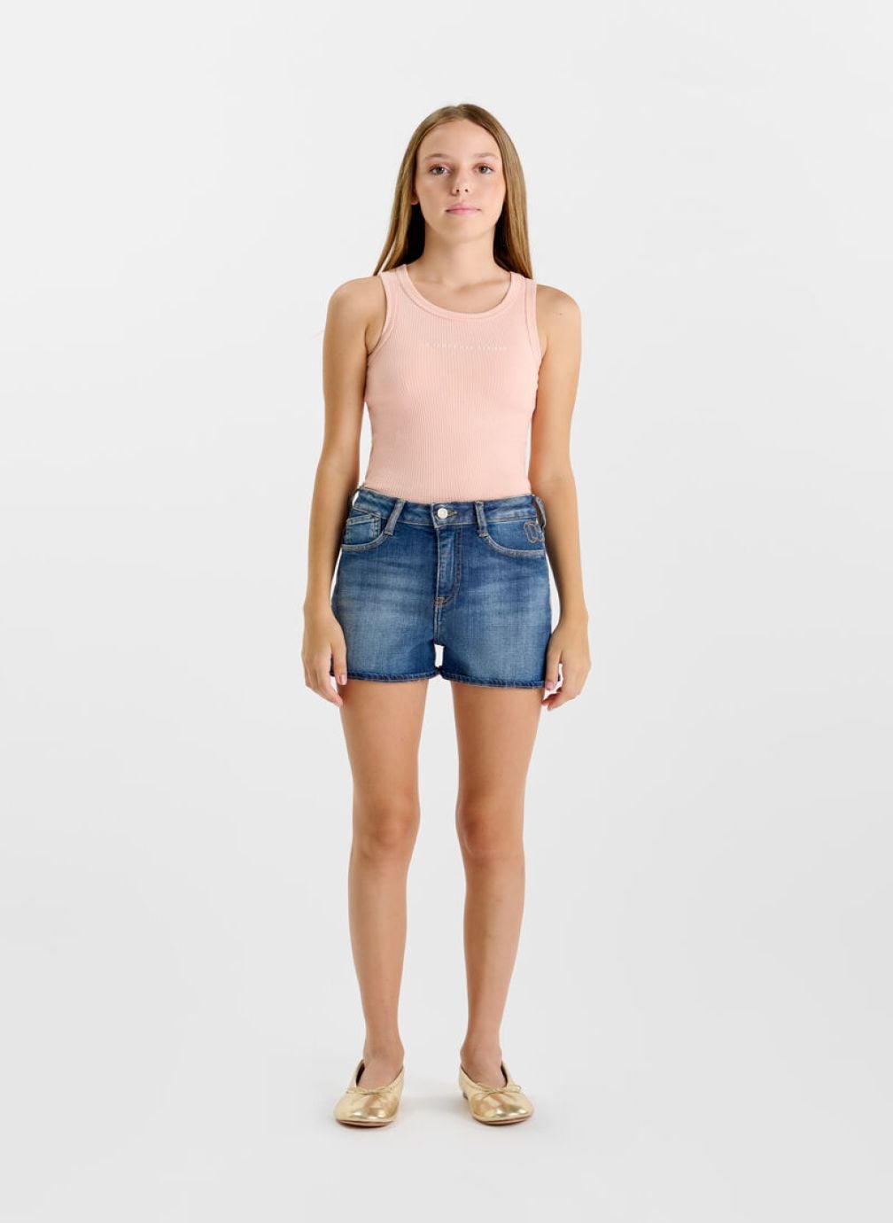 Shorts Short en jeans TIKO Blue fille bleu Le temps des cerises Shorts Short en jeans TIKO Blue fille bleu Bleu