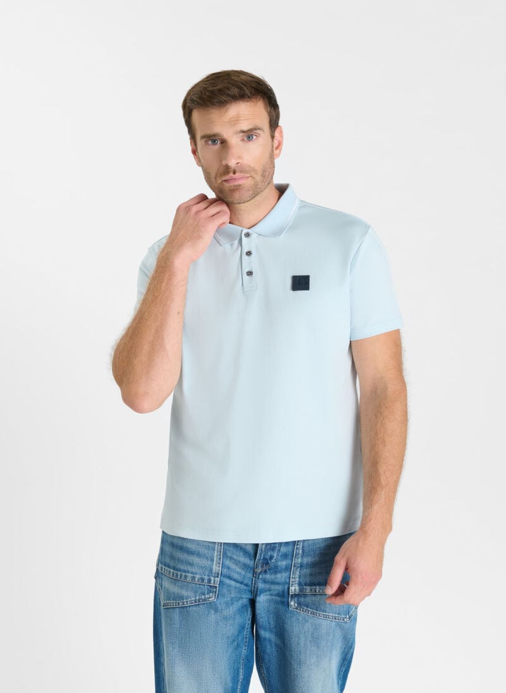 Polos Polo OARON Blue homme bleu Le temps des cerises Polos Polo OARON Blue homme bleu Bleu