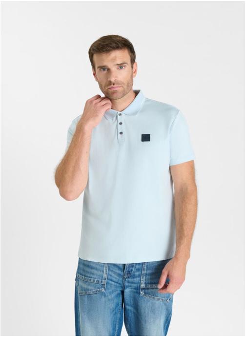 Le temps des cerises Polos Polo OARON Blue homme bleu