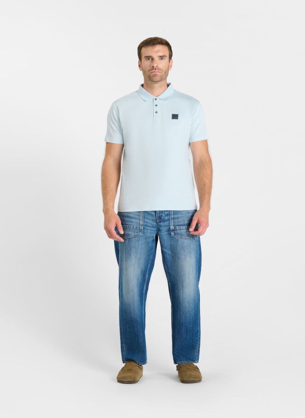 Polos Polo OARON Blue homme bleu Le temps des cerises Polos Polo OARON Blue homme bleu Bleu