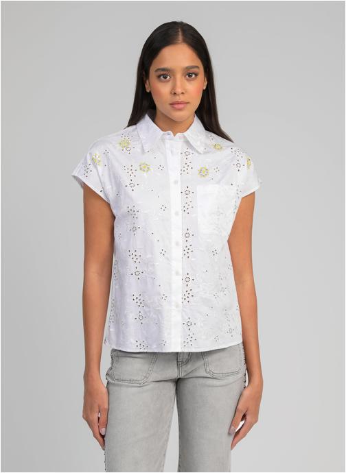 An'ge Chemises CHEMISE SERYANY blanc femme blanc