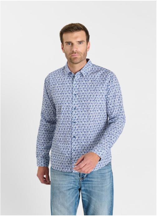 Le temps des cerises Chemises Chemise ATIX Blue homme bleu