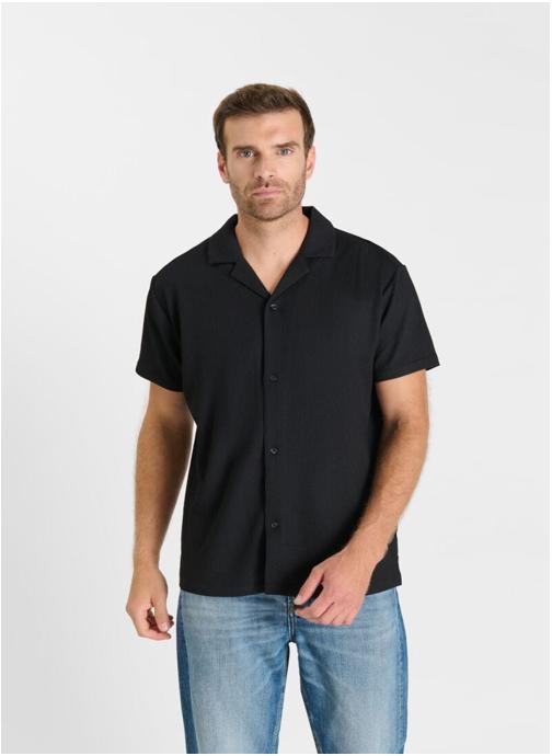 Le temps des cerises Chemises Chemise LARIS Black homme noir