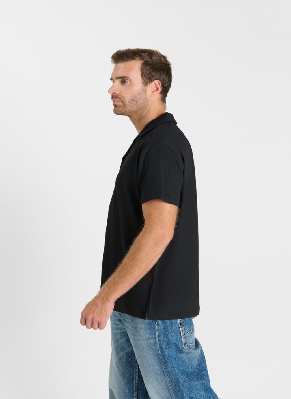 Chemises Chemise LARIS Black homme noir Le temps des cerises Chemises Chemise LARIS Black homme noir Noir