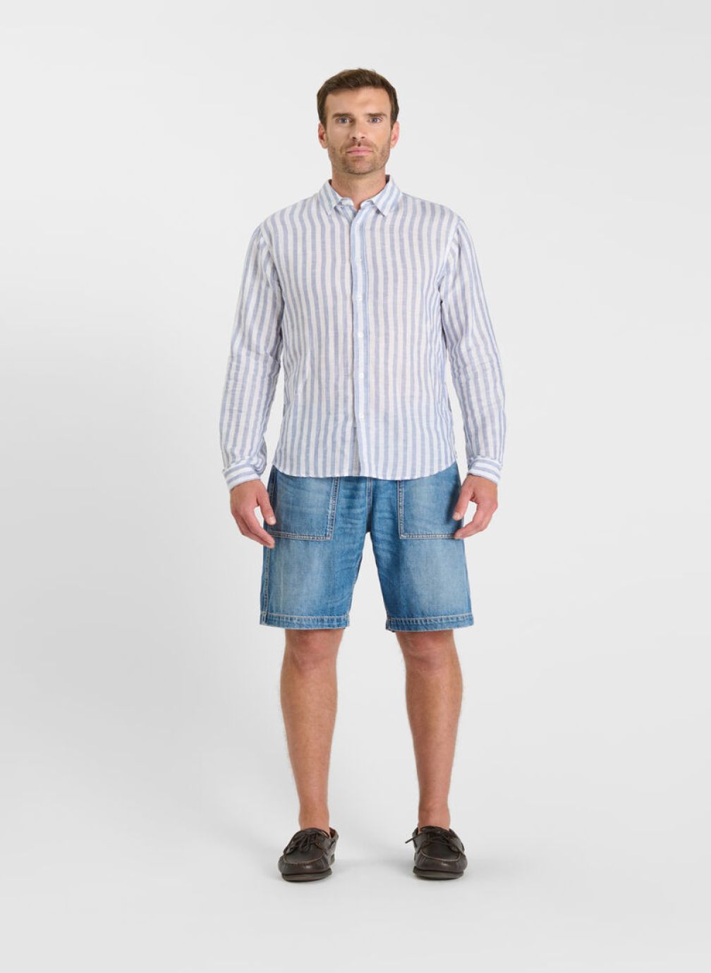 Chemises Chemise LIKA Blue homme bleu Le temps des cerises Chemises Chemise LIKA Blue homme bleu Bleu