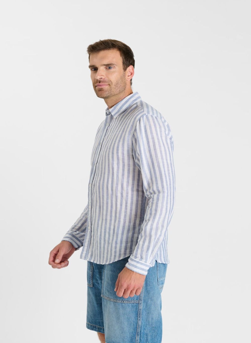 Chemises Chemise LIKA Blue homme bleu Le temps des cerises Chemises Chemise LIKA Blue homme bleu Bleu
