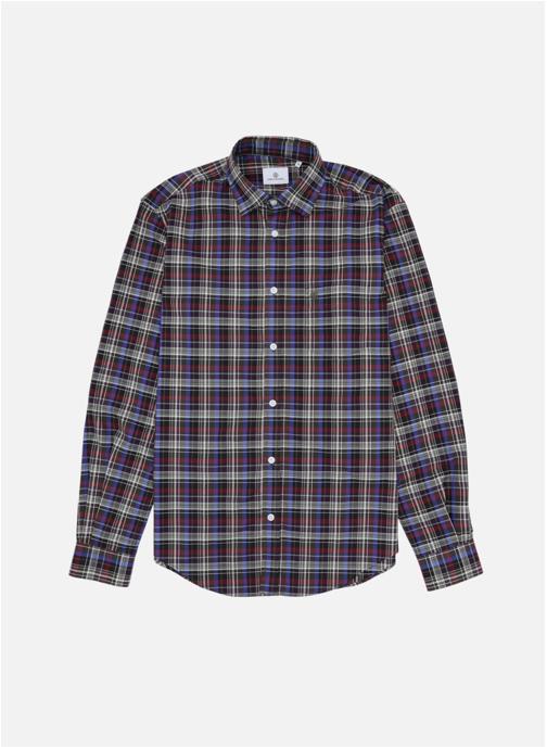 Serge Blanco Chemises Chemise ML homme bleu