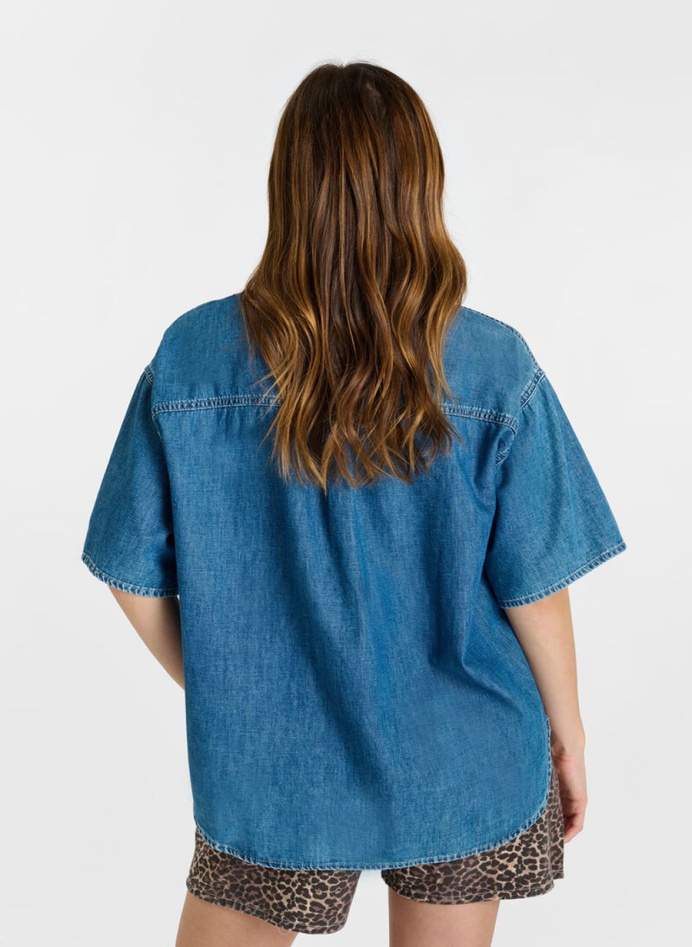 Chemises Chemise en jeans LIVIANE Blue femme bleu Le temps des cerises Chemises Chemise en jeans LIVIANE Blue femme bleu Bleu