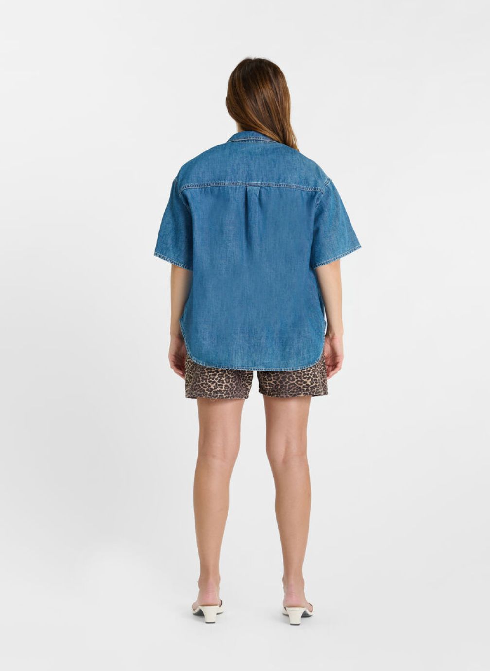 Chemises Chemise en jeans LIVIANE Blue femme bleu Le temps des cerises Chemises Chemise en jeans LIVIANE Blue femme bleu Bleu