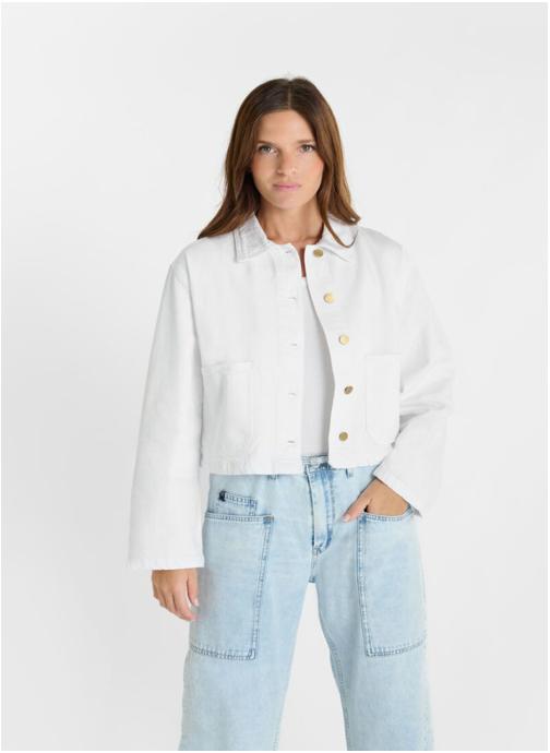 Le temps des cerises Vestes Veste AKSEL White femme blanc