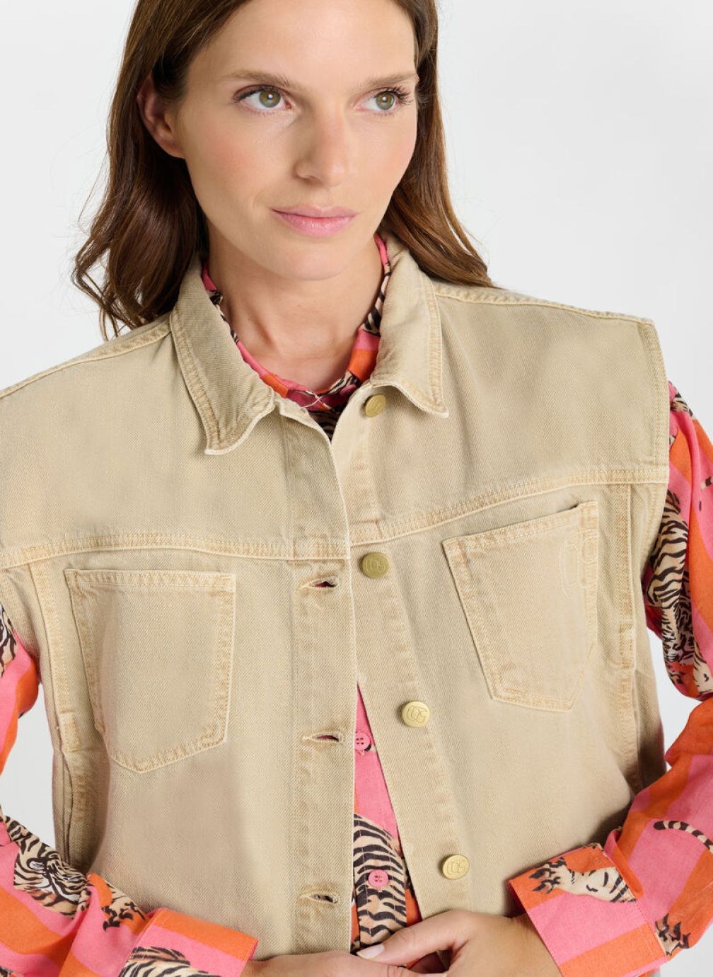 Vestes Veste MALLARD Beige femme beige Le temps des cerises Vestes Veste MALLARD Beige femme beige Beige